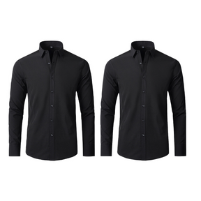 (Compre 1 Leve 2) Camisa Social Italian Ultra Tech Anti amassados +RELÓGIO DE BRINDE!