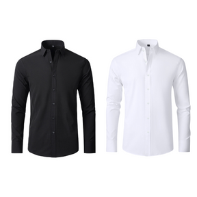 (Compre 1 Leve 2) Camisa Social Italian Ultra Tech Anti amassados +RELÓGIO DE BRINDE!
