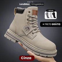 Bota LondMax Ortopédico - Brinde ( 3 pares de meia)