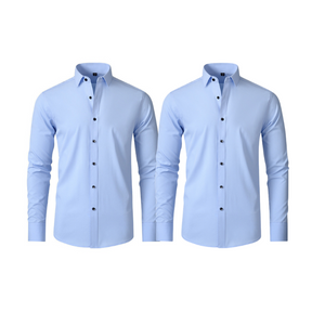 (Compre 1 Leve 2) Camisa Social Italian Ultra Tech Anti amassados +RELÓGIO DE BRINDE!