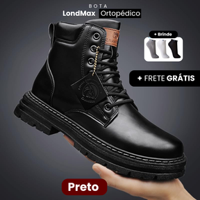 Bota LondMax Ortopédico - Brinde ( 3 pares de meia)